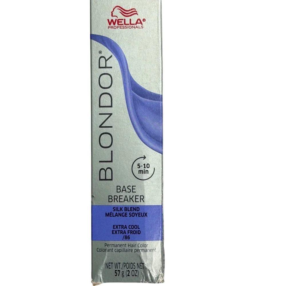 Wella Blondor Base Breaker Extra Cool Pearl Violet /86 Permanent Hair Color 2oz